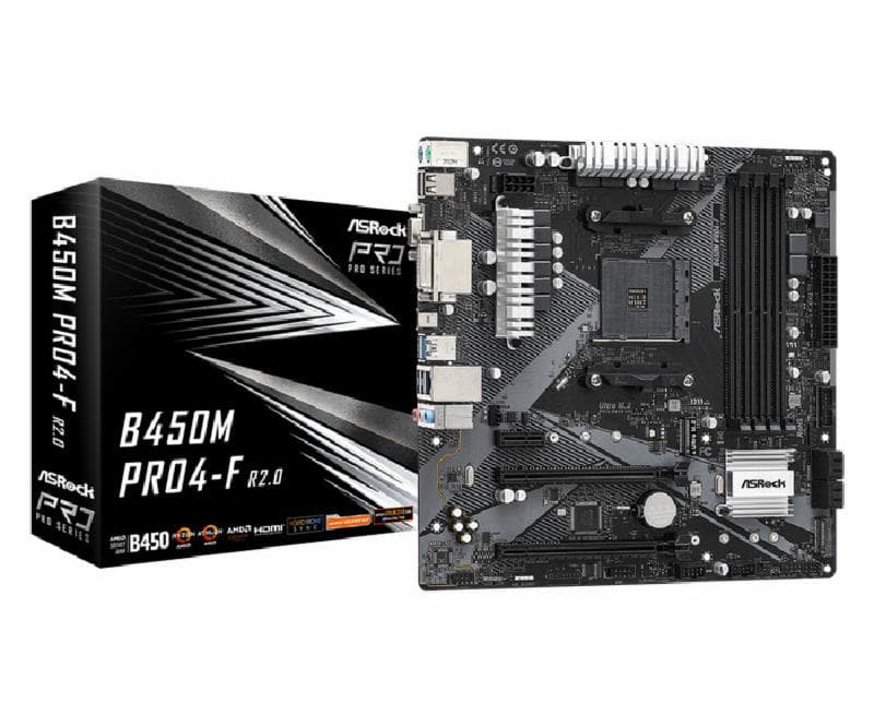 ASROCK B450M PRO4-F R2.0 AM4