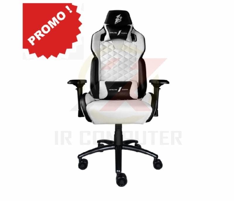 1STPLAYER DK2 - BLACK WHITE GAMING CHAIR