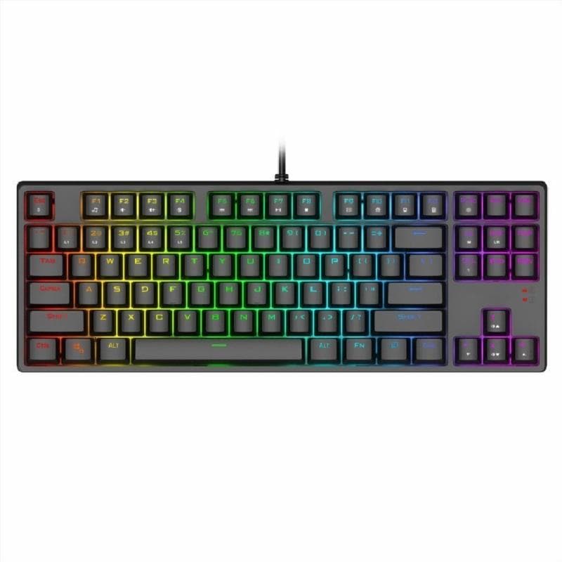 1STPLAYER DK5.0 Lite BLACK - Gaming Mechanical Keyboard 87 Keys (Blue Switch) - RGB Backlit - Dust & Waterproof