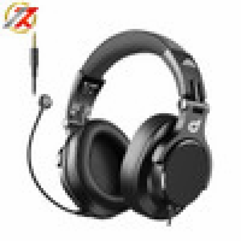 dbE DJ80 (BLACK) Foldable DJ Headphone with Detachable Microphone