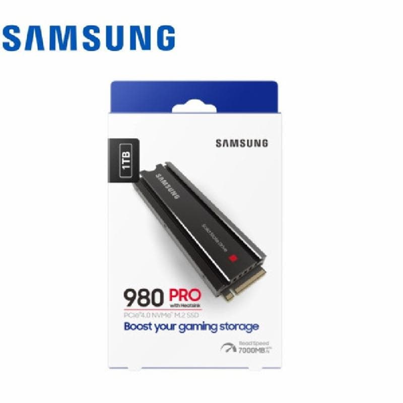 SAMSUNG 980 PRO 1TB PCIe 4.0 NVMe SSD (WITH HEATSINK)