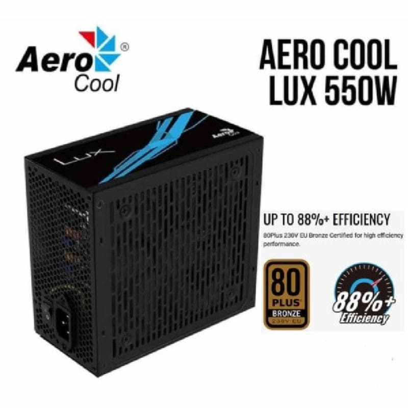 AEROCOOL LUX 550W 80+ Bronze Power Supply