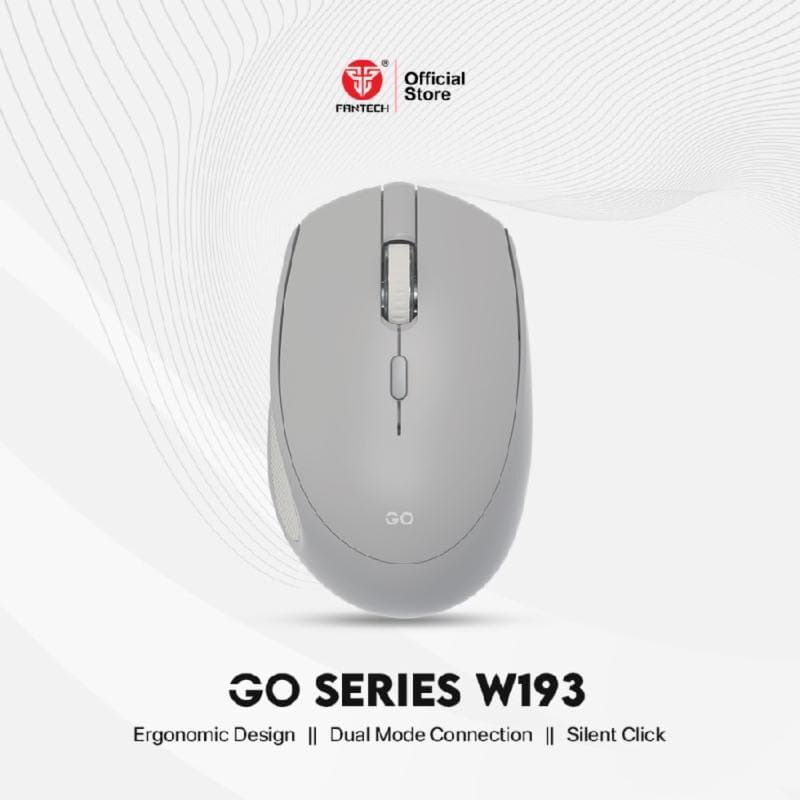 FANTECH W193 (GREY) DUAL MODE BLUETOOTH WIRELESS MOUSE