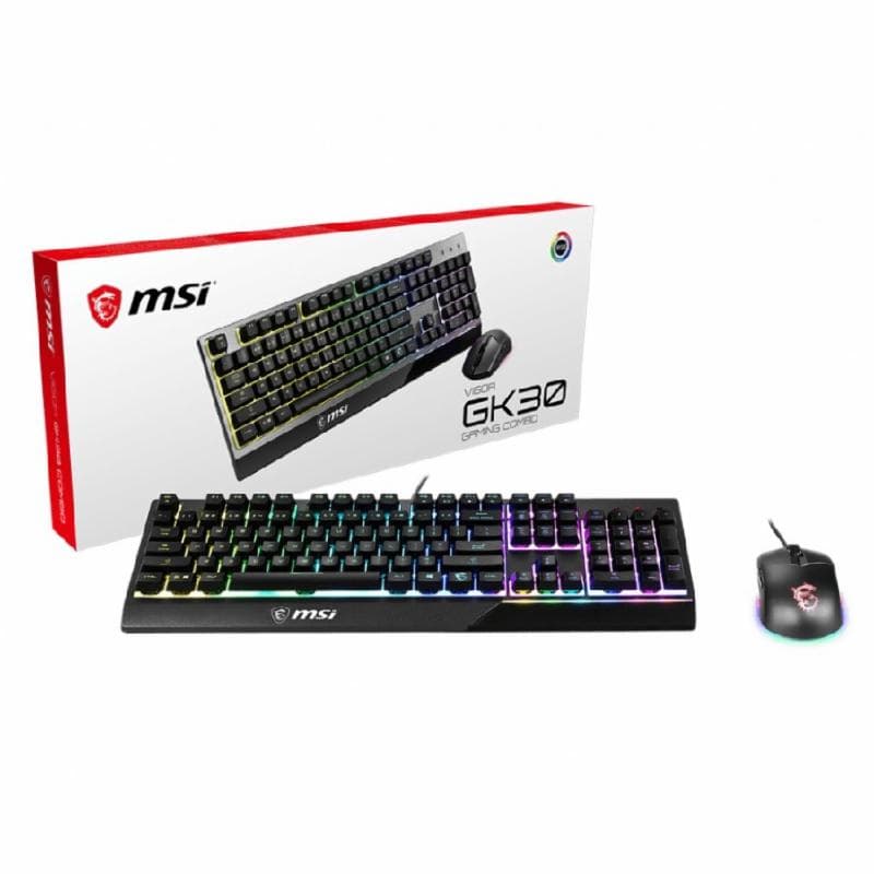 MSI VIGOR GK30 COMBO [Plunger Switches, OMRON Switch]