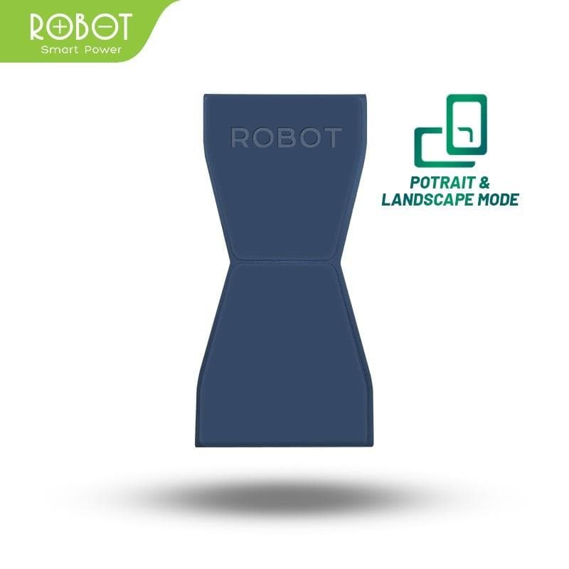 ROBOT RT-BR08 (Blue) Phone Holder Stand Ultra Slim Landscape & Potrait Mode