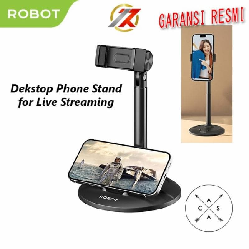 ROBOT RT-US13 (Black) STAND HANPHONE HOLDER LIVE STREAMING