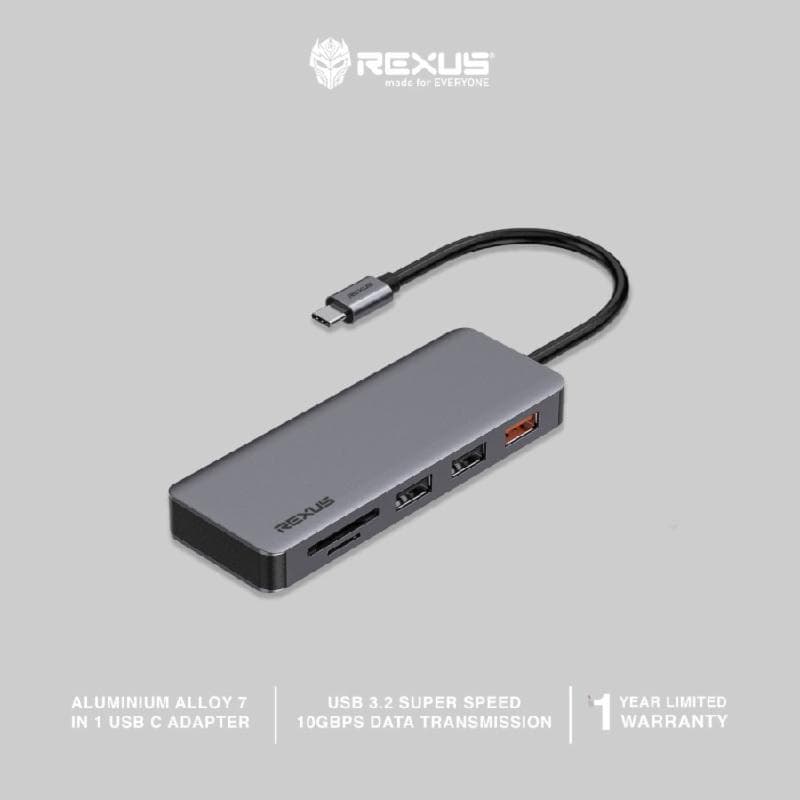 REXUS RXT-701 7IN 1 CONVERTER TYPE-C