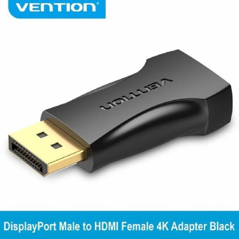 VENTION HBPB0 4K@30Hz Display Port Male to HDMI Female 4K Adapter Black