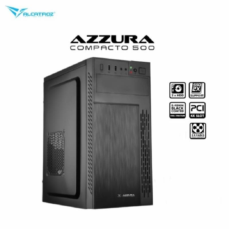 Alcatroz Azzura Compacto 500 m-Atx with PSU Voltron Bronze 235 Casing PC