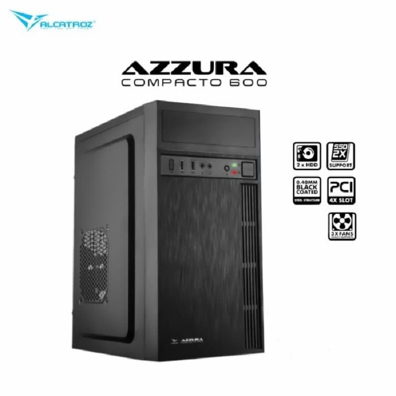 Alcatroz Azzura Compacto 600 m-Atx with PSU Voltron Bronze 235 Casing PC