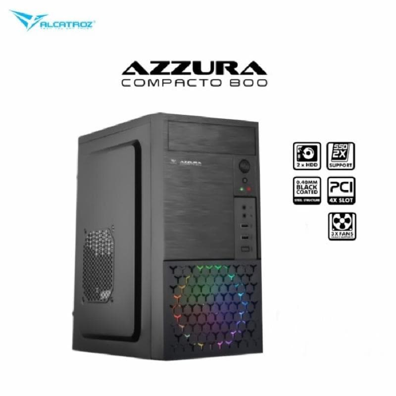 Alcatroz Azzura Compacto 800 m-Atx with PSU Voltron Bronze 235 Casing PC