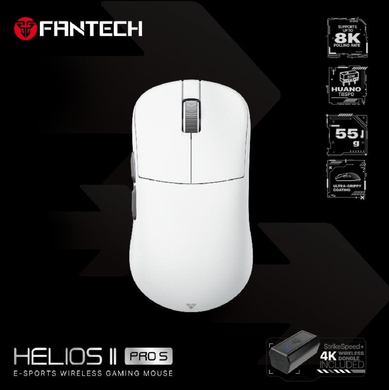 FANTECH HELIOS II PRO S XD3V3 4K8K (WHITE) GAMING MOUSE