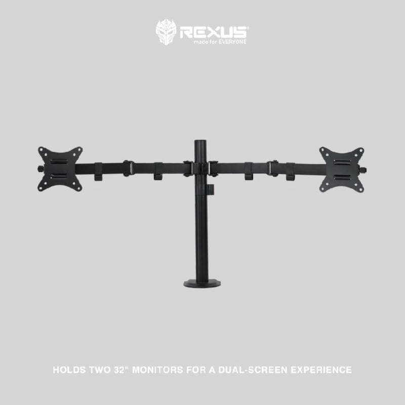 REXUS DBM-02 DUAL ARM BRACKET MONITOR