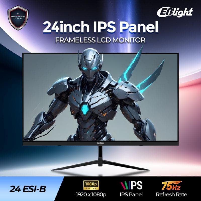 ENLIGHT 24ESI-B 24 Inch Frameless Monitor | Full HD IPS 100Hz 3ms