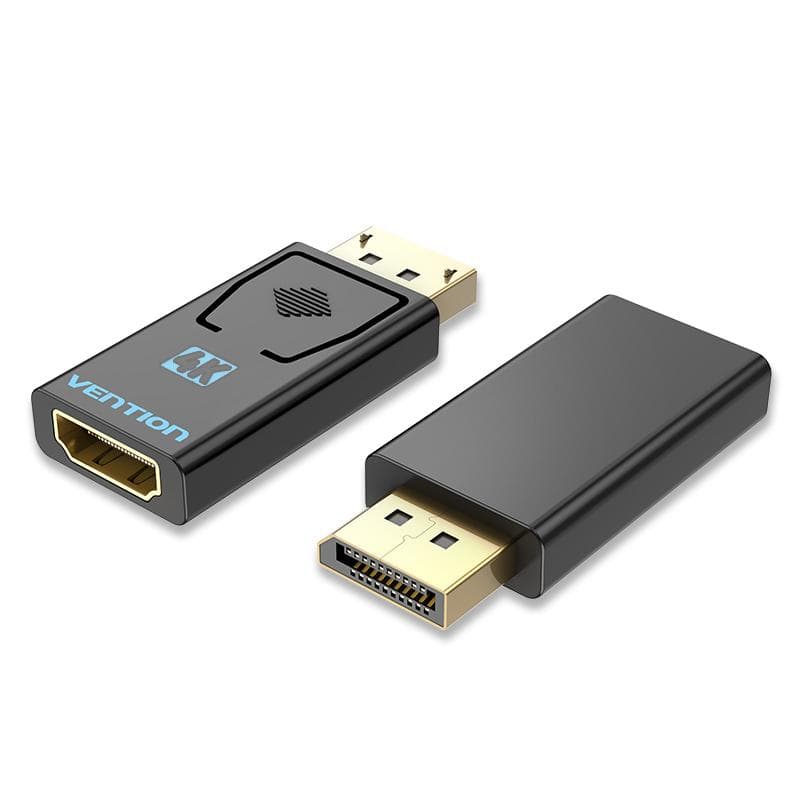 VENTION HBMB0 4K@30Hz DisplayPort Male to HDMI Female Adapter Black