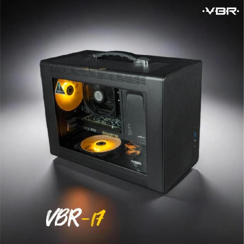 VBR I-7 Compact Micro ATX / ITX, USB Type C, Tempered glass, PC CASE