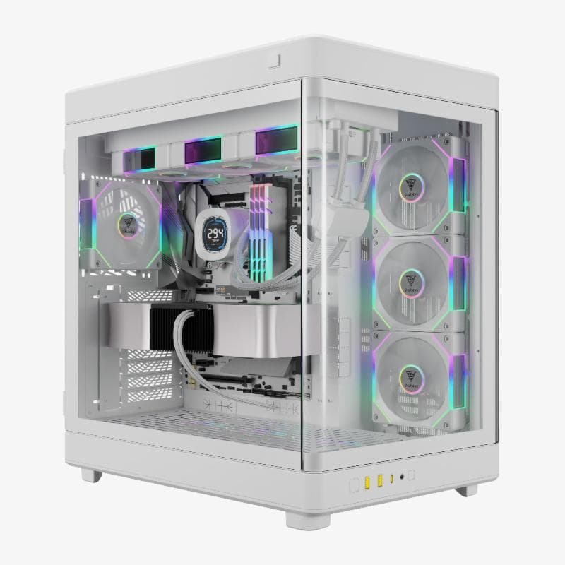 GAMDIAS NESO P1 PRO WW (WHITE) ULTIMATE LIFESTYLE CASE ATX, INC 3 FAN AEOLUS P2