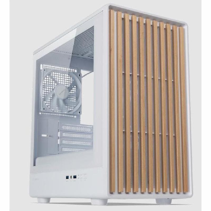 TECWARE TIMBER M TG (WHITE) MATX Case w/ 4 x 120mm Fans