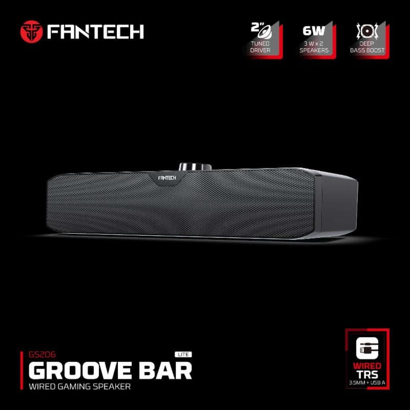 FANTECH GROOVE BAR GS206 SPEAKER BLACK