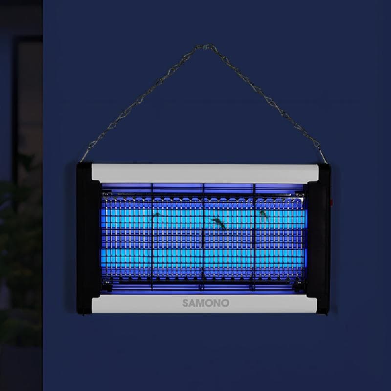 SAMONO SW-BZ20 (Black) Alat Pembasmi Nyamuk Lampu UV Elektrik Perangkap Serangga