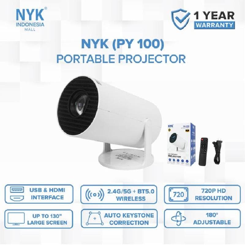 NYK PY-100 PROJECTOR MINI SMART ANDROID