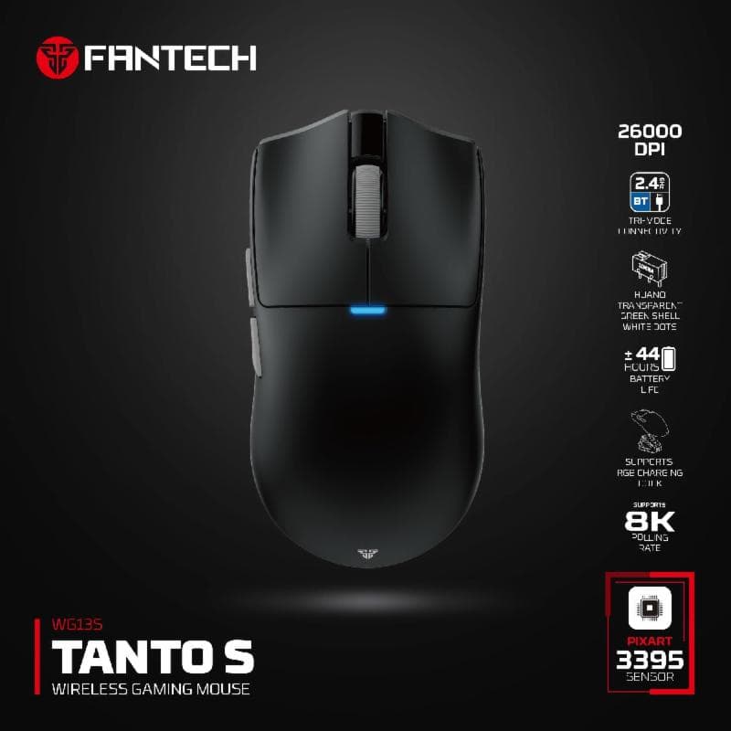 FANTECH TANTO S WG13S (BLACK) GAMING MOUSE