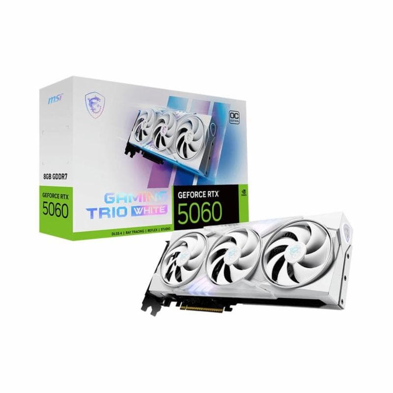 MSI RTX 5060 Ti 8GB GAMING TRIO OC WHITE