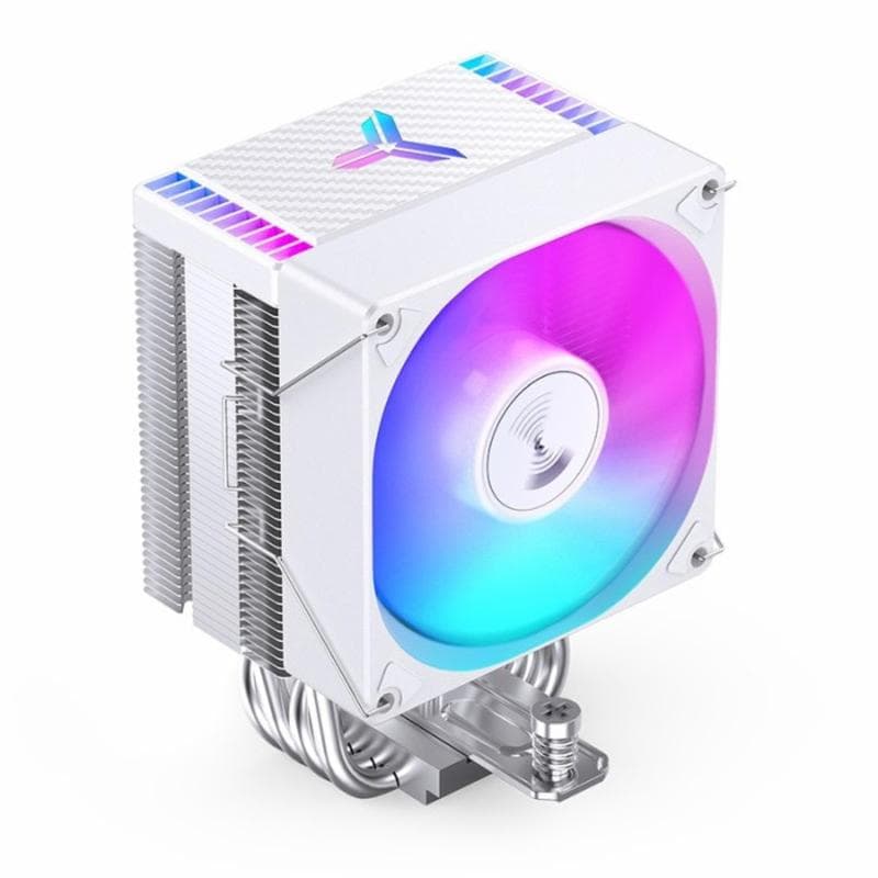 JONSBO CR-1400 EVO ARGB (WHITE) (Intel/AMD Single Tower 90mm 4Heatpipe Air Cooler)