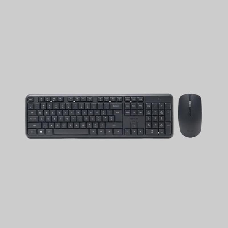 REXUS KM12 (GREY) KEYBOARD MOUSE WIRELESS SILENT
