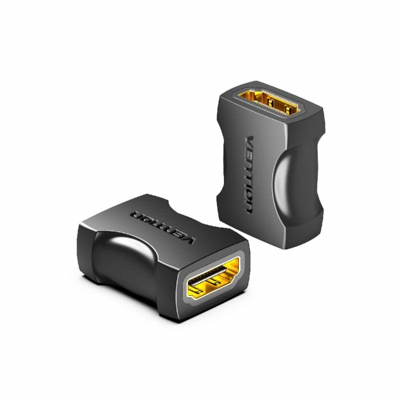 VENTION AIRB0 HDMI Female to Female Coupler Adapter Black