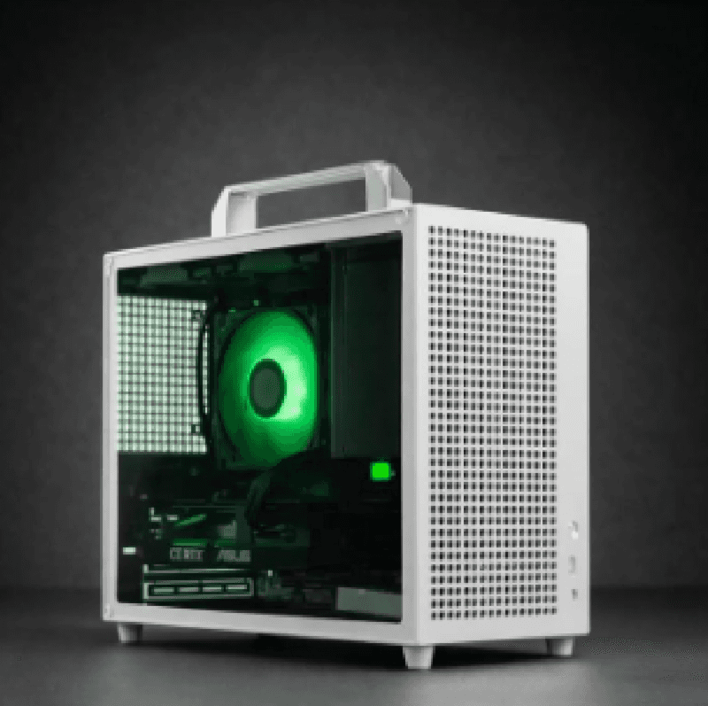 VBR E80 (WHITE) Compact Micro ATX ITX CASING USB Type C