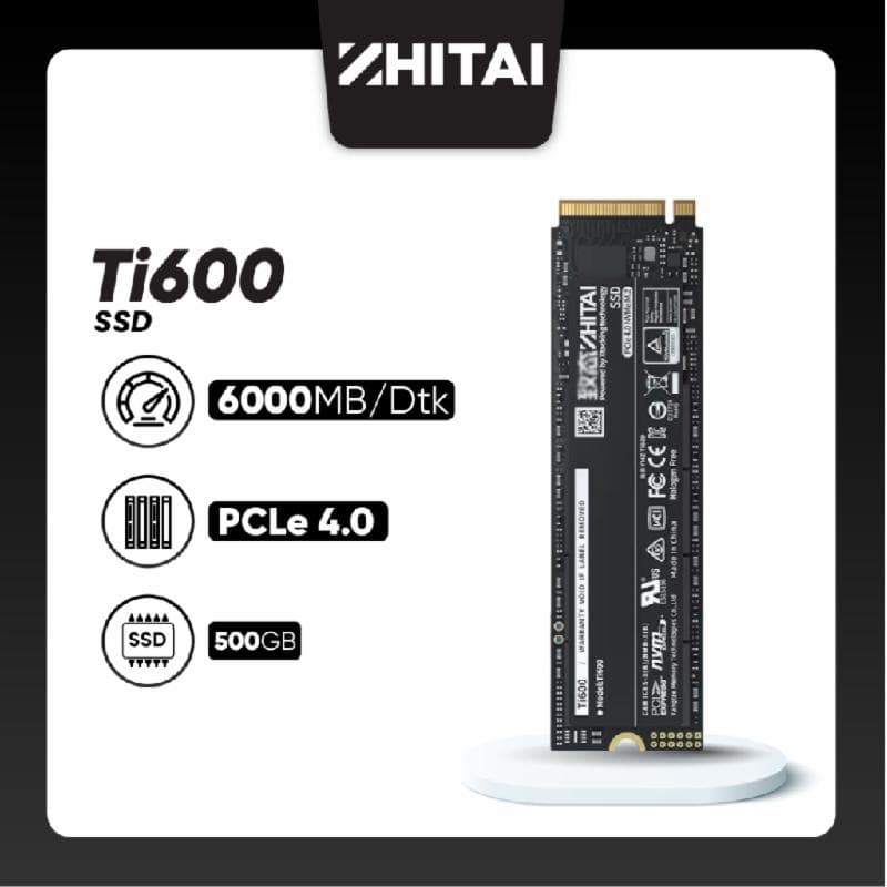 ZHITAI Ti600 1TB PCIe 4.0 NVMe M.2 7.000 Mb/s