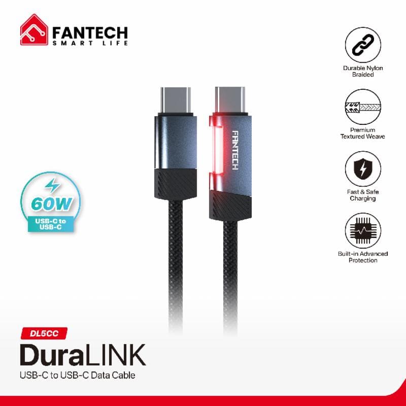 FANTECH DURALINK DL5 CC CABLE BLACK