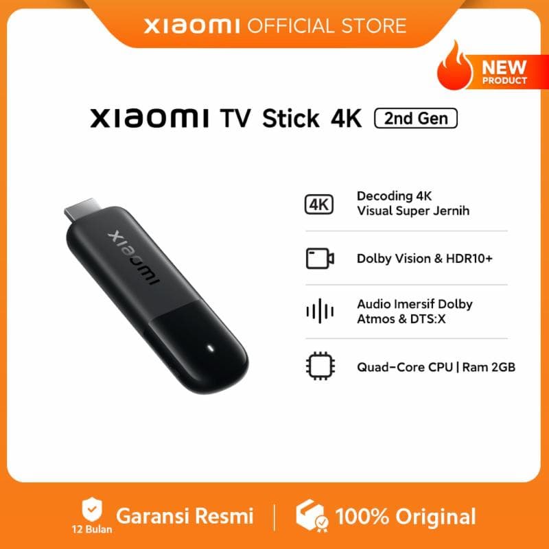 XIAOMI Mi TV Stick 4K OB6-EU Smart TV Android