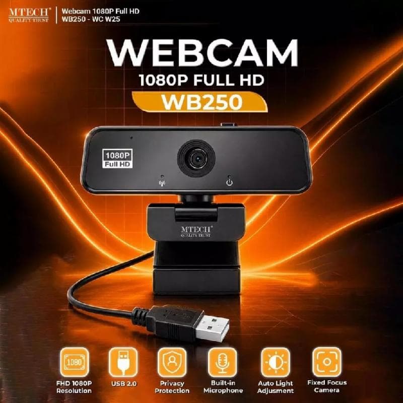 M-TECH WB-250 Full HD 1080P Webcam
