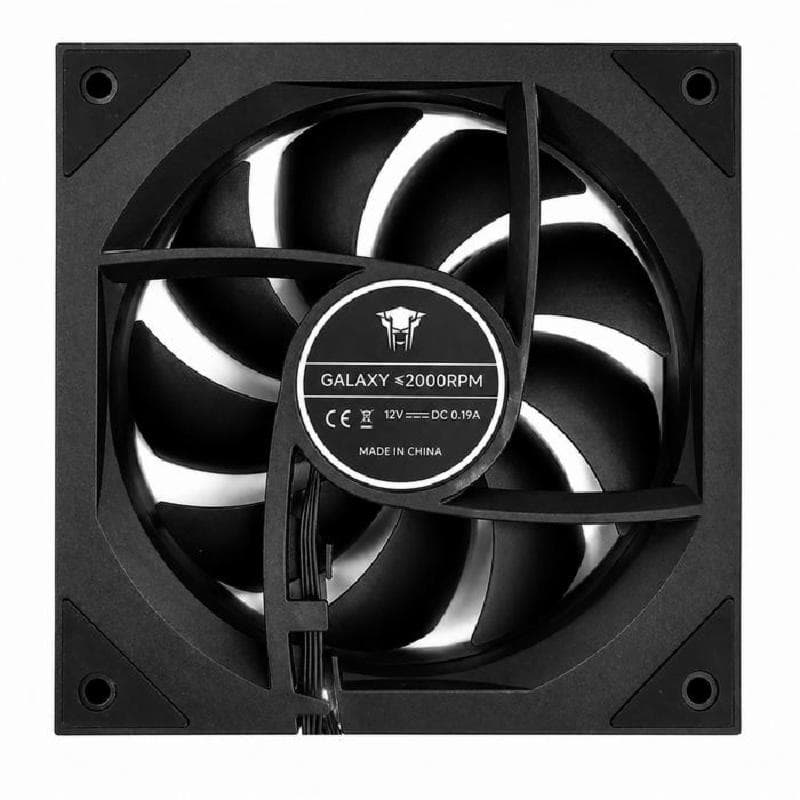 JUNGLE LEOPARD GALAXY 120 ARGB (BLACK) REVERSE 120mm PWM Fan 2