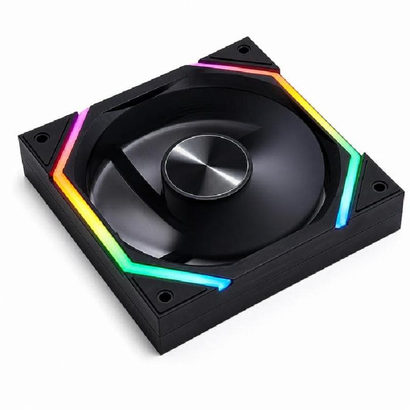 JUNGLE LEOPARD GALAXY 120 ARGB (BLACK) REVERSE 120mm PWM Fan 4