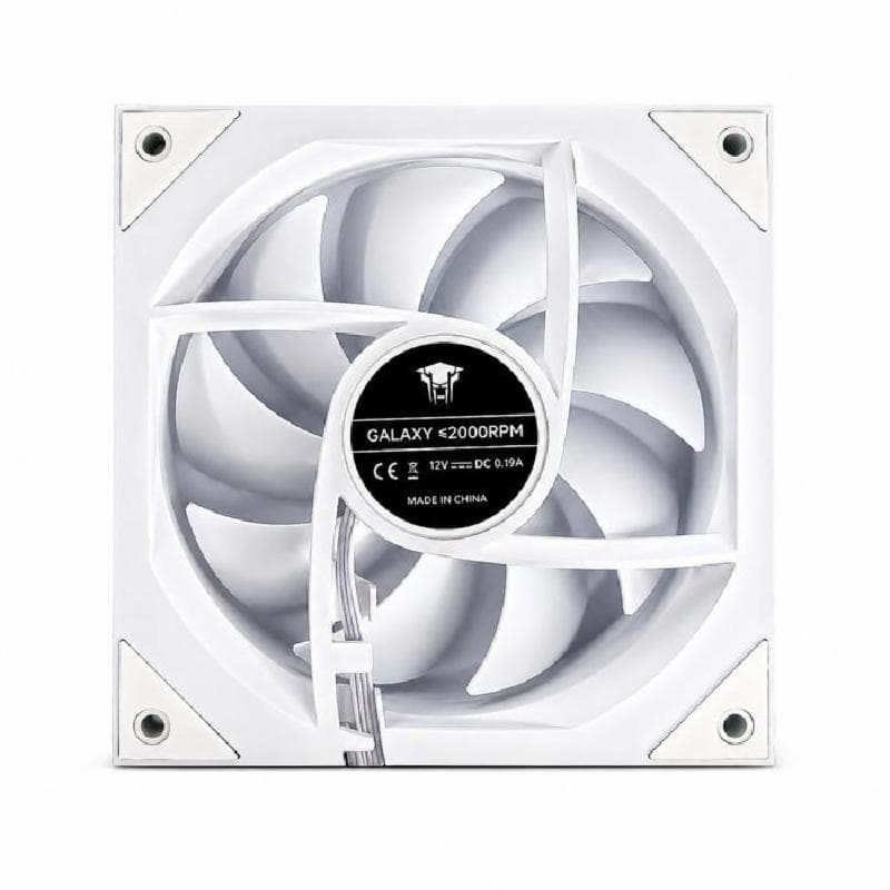 JUNGLE LEOPARD GALAXY 120 ARGB (WHITE) REVERSE 120mm PWM Fan 4