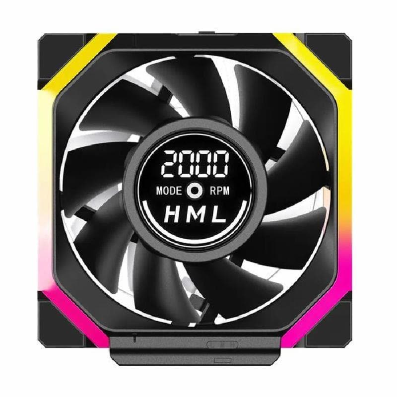 JUNGLE LEOPARD GALAXY V2 Digital ARGB (BLACK) FORWARD 120mm PWM Block Fan 2