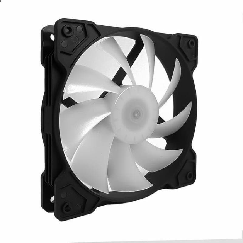 JUNGLE LEOPARD K8 BLACK AUTO RGB RAINBOW 120mm NON PWM Fan Molex 4pin (BULK PACKAGE) 2