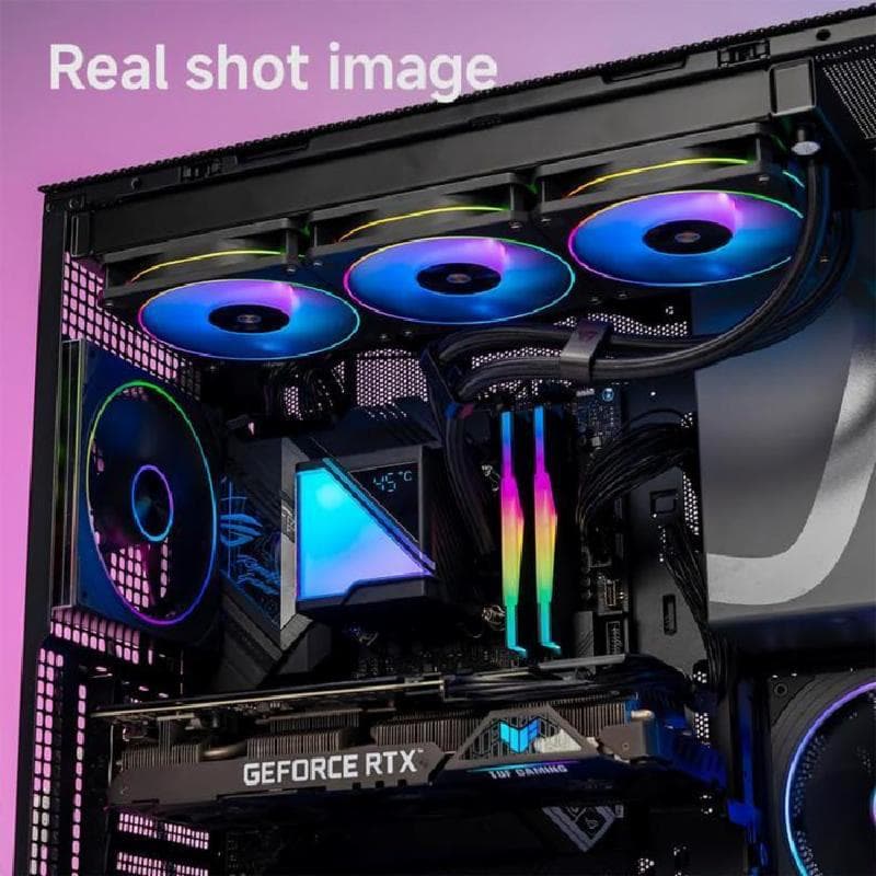 JUNGLE LEOPARD STELLAR REALM RS 360 DIGITAL ARGB (BLACK) CPU AIO Water Cooling 6