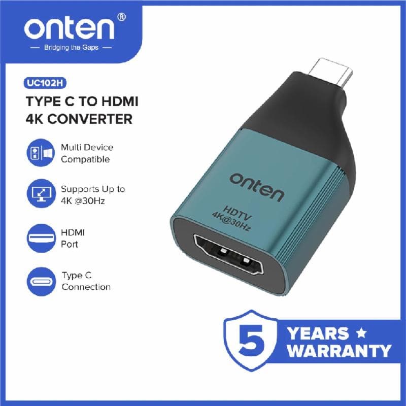 ONTEN UC102H ADAPTER TYPE-C TO HDMI 4K 30HZ