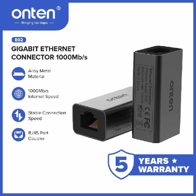 ONTEN E02 CONNECTOR ETHERNET LAN GIGABIT