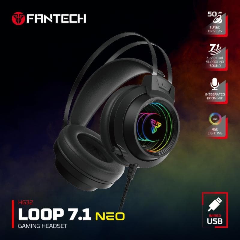 FANTECH HG32 LOOP 7.1 NEO (BLACK) GAMING HEADSET