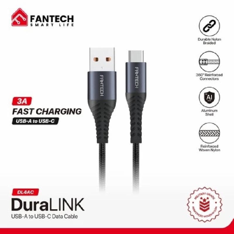 FANTECH DURALINK DL4 AC CABLE TYPE A TO TYPE C
