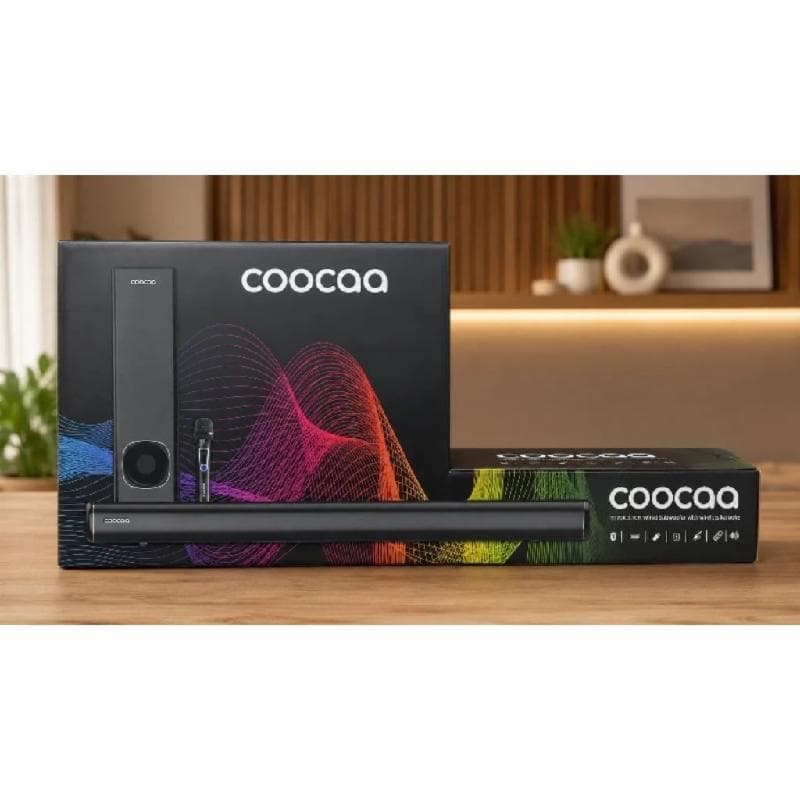 COOCAA Soundbar SS70K Speaker Bluetooth 5.3 60W + Subwoofer With Microphone Speaker TV