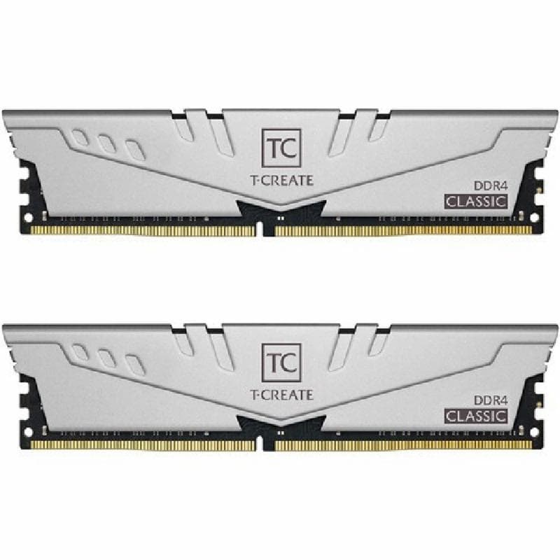 TEAM T-CREATE CLASSIC RAM LONGDIMM DDR4 64GB (32GBX2) 3200MHZ SILVER