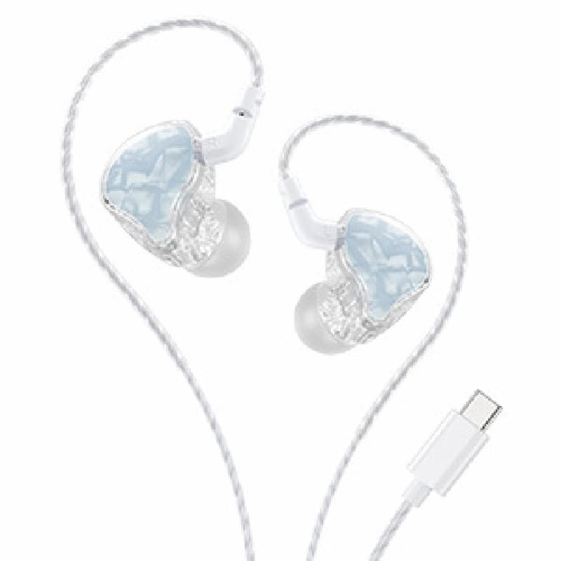 ROBOT REC320H (White) Earphone In-Ear HiFi Bass Ultra with Mic