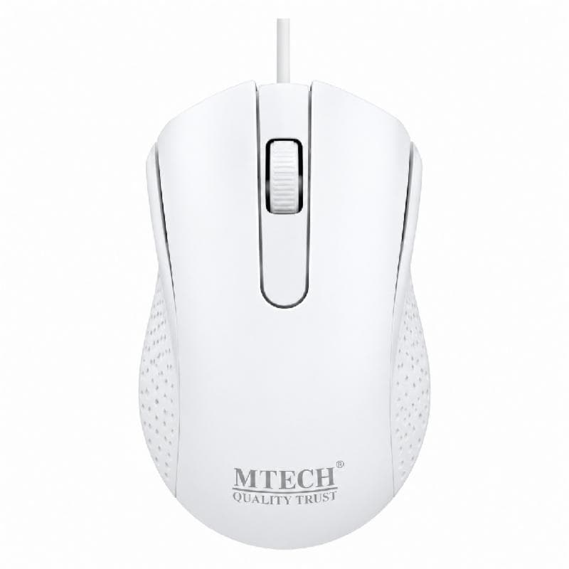 M-TECH T3 (White) Mouse USB Wired 1000 DPI