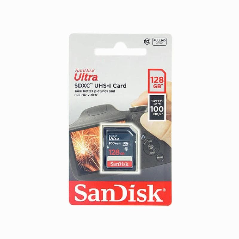 SANDISK ULTRA SD 100MB/s R, 128GB